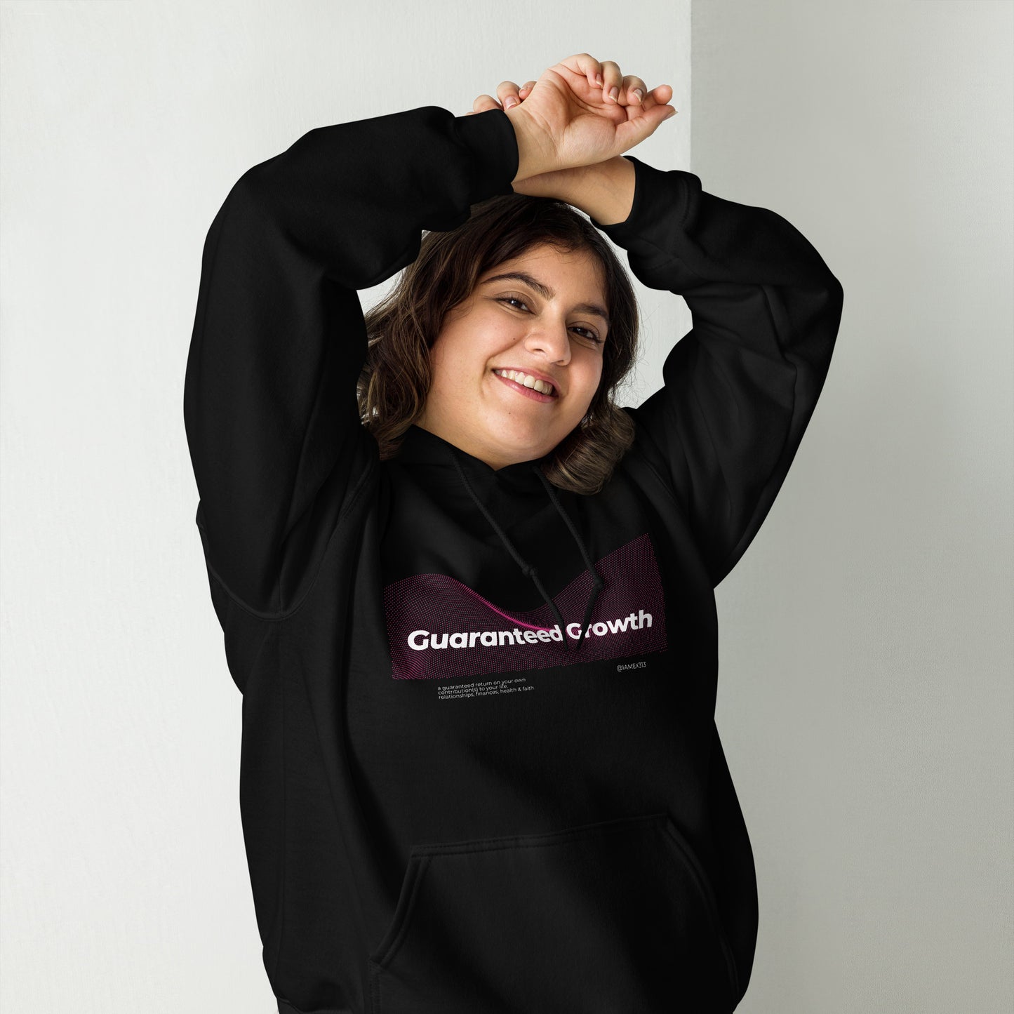 Guaranteed Growth (Pink) Unisex Hoodie